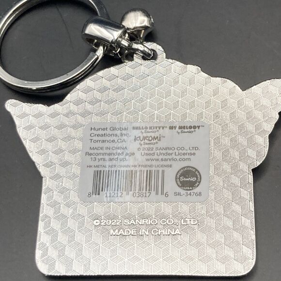 Hello Kitty Kuromi My Melody I love Hawaii Keychain NWT 2022 RARE - Picture 6 of 6
